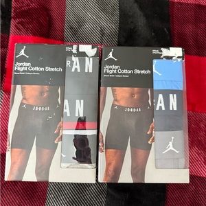 NIB 2 pack Jordan Men's Flight Cotton Stretch Boxer Briefs